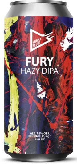 Funky Fluid Fury  Hazy DIPA 0,5l - Alko Spot
